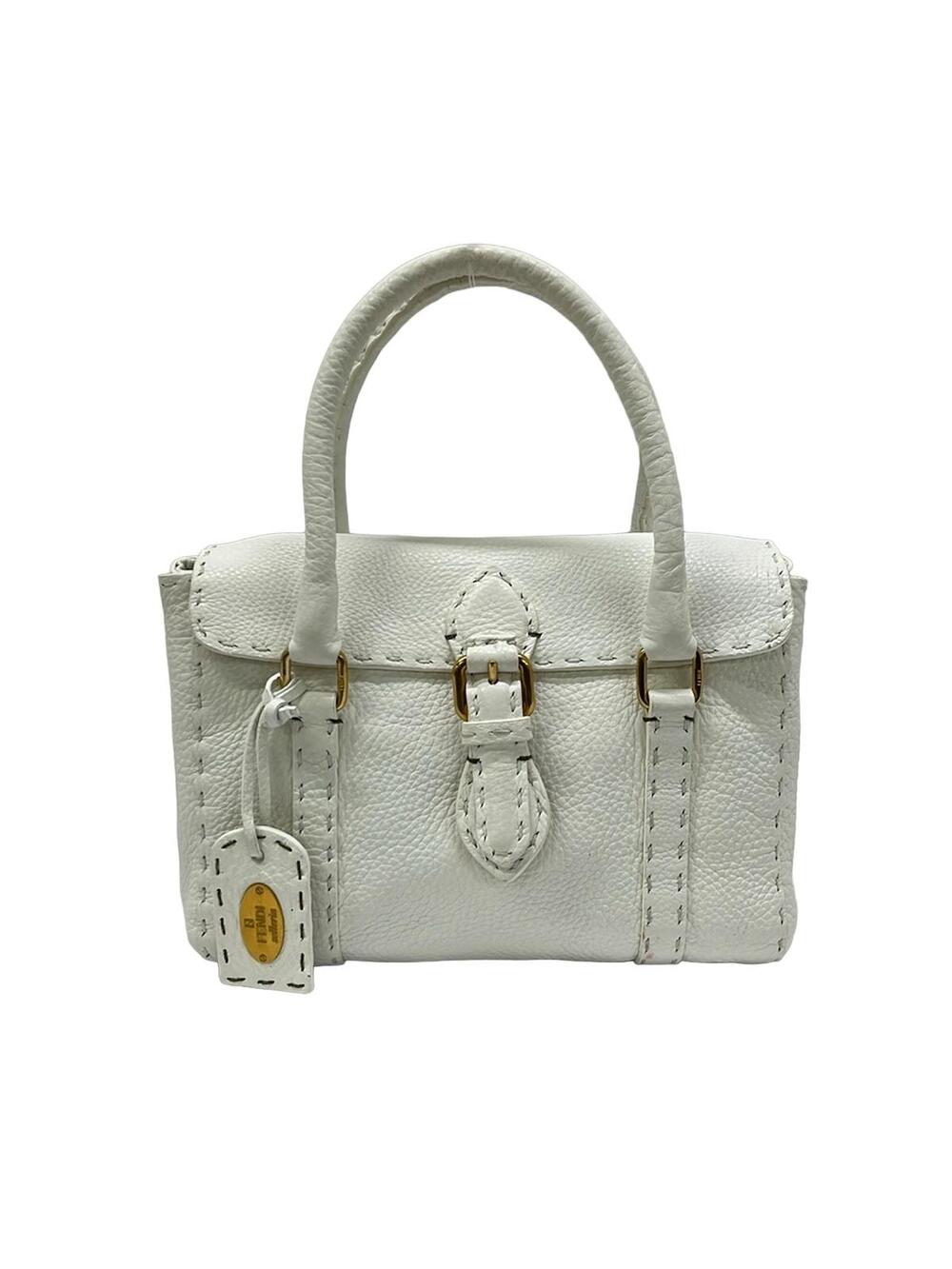 Fendi Selleria Linda Bag White Roman #367739F65B